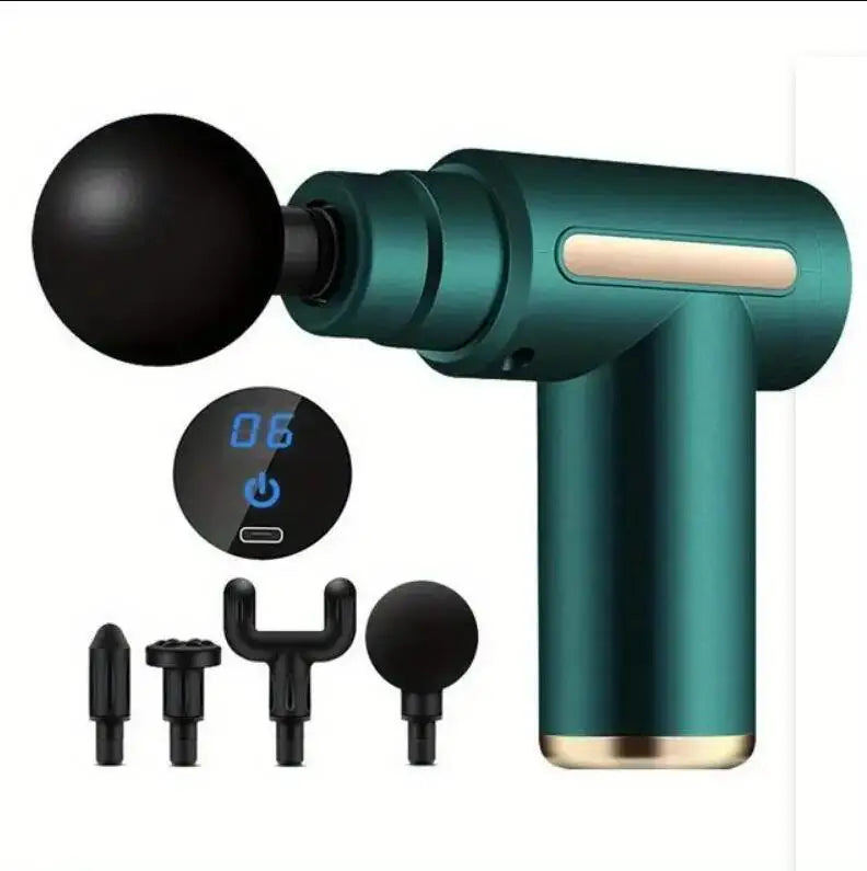 Massageador Elétrico Alta Frequência Pistola Relaxamento Muscular