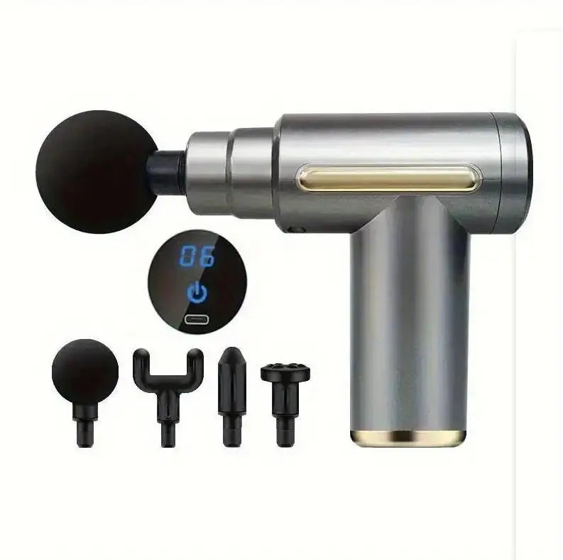 Massageador Elétrico Alta Frequência Pistola Relaxamento Muscular